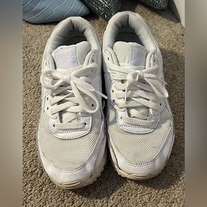 White Nike air maxes